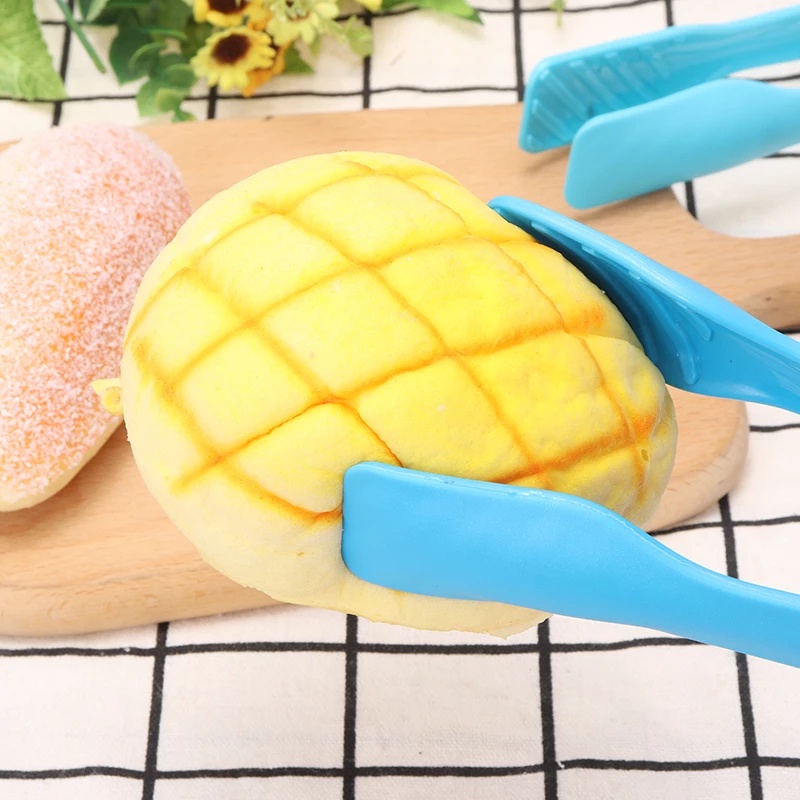 Set 3 Kẹp Gắp Thức Ăn Bằng Silicone PP Chống Trượt Có Thể Tái Sử Dụng