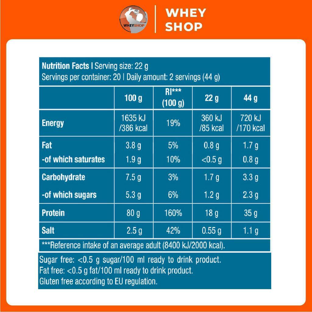 Sữa dinh dưỡng tăng cơ Hydro Whey Zero 4Lbs  - WHEYSHOP
