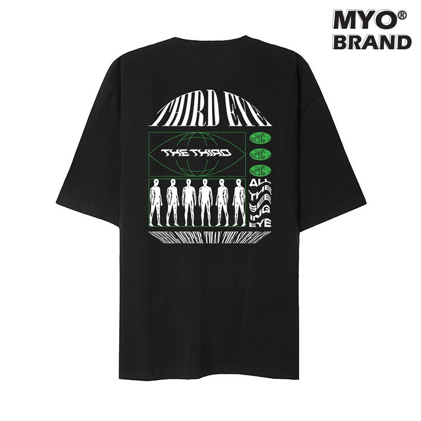 Áo Thun Nam MYO Vải Cotton In Hình Third Eye 2685