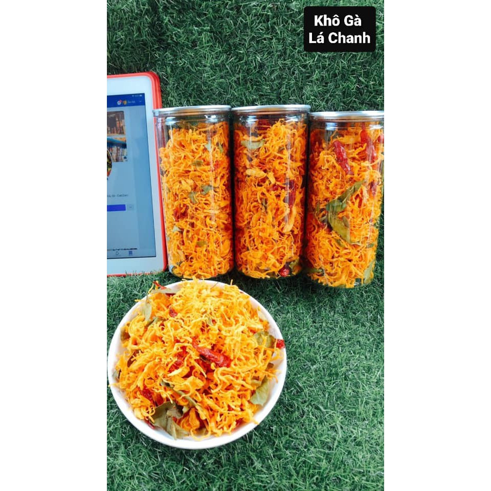 LON PET 300gr khô gà lá chanh