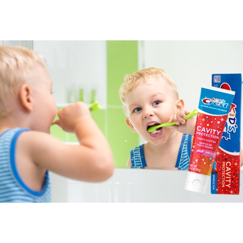Kem Đánh Răng Crest Kids Cavity Protection An Toàn Cho Bé 130g