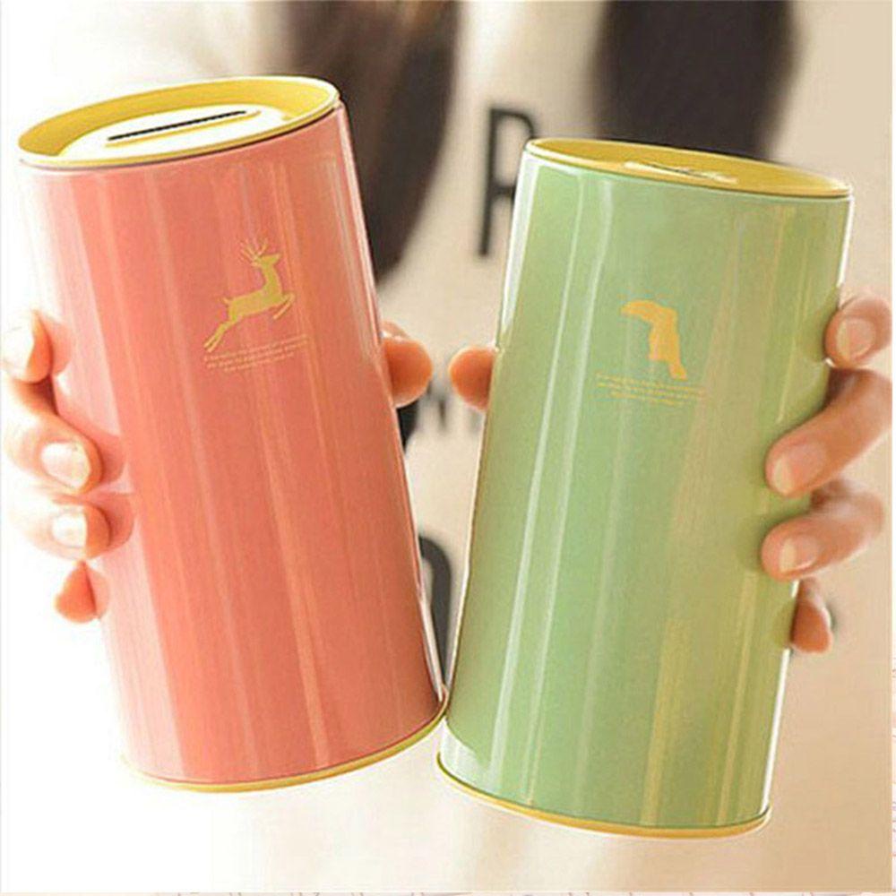 1 Ống Heo Tiết Kiệm Tiền Bằng Thiếc Sáng Tạo Cho Bé