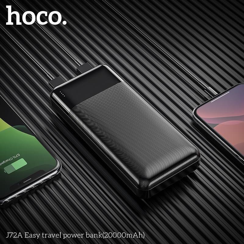✔FREESHIP-NOWSHIP✔️sạc dự phòng Hoco J72 10000mah 2 cổng Input/Output max 2A-Cho iPhone 6/7/8 Plus/X/Xsmax Android