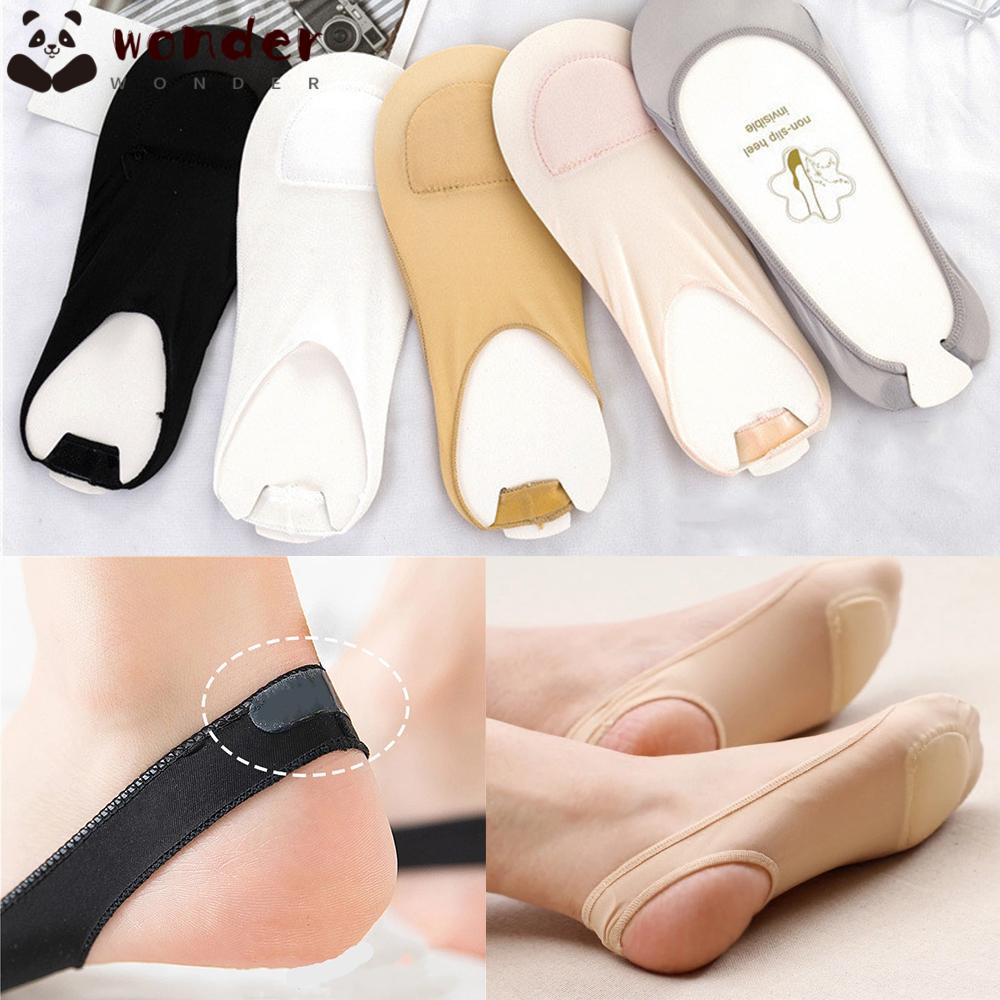 Bộ 3 Đôi Vớ Silicone Mỏng Mang Giày Cao Gót Chống Trượt Thời Trang Mùa Hè