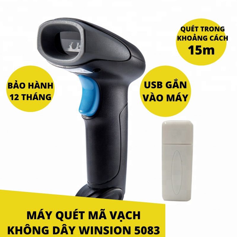 Máy Quét Mã Vạch Không Dây Winson WNC-5083