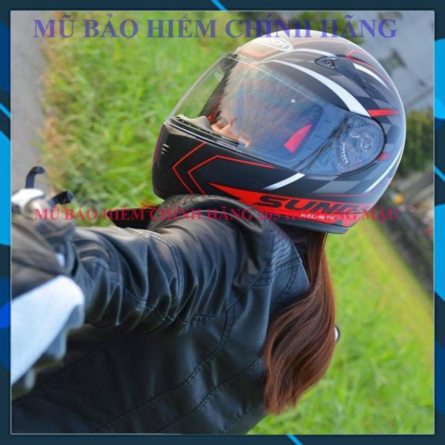 Mũ bảo hiểm fullface SUNDA 2000C chính hãng - Nhiều màu tem