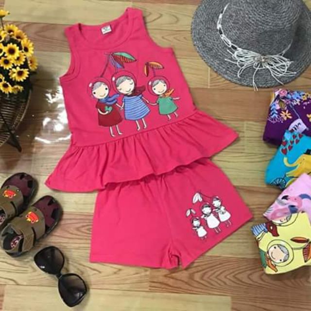 Set bộ size đại bé gái