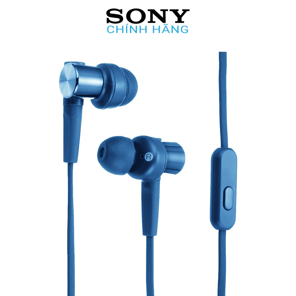 Tai nghe Sony MDR-XB55AP - Hàng chính hãng | Có mic thoại, Âm thanh Extra Bass, Bảo hành 1 năm