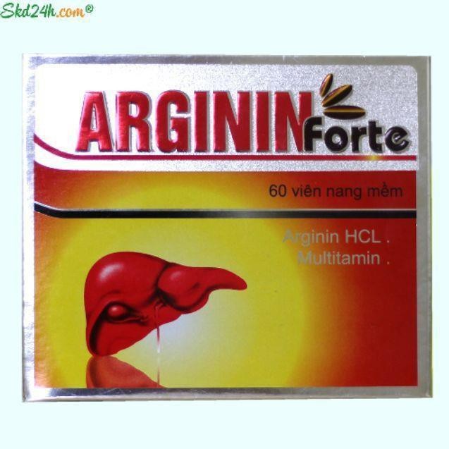 Arginin Forte Bổ gan, giải độc cơ thể, tăng cường chức năng gan