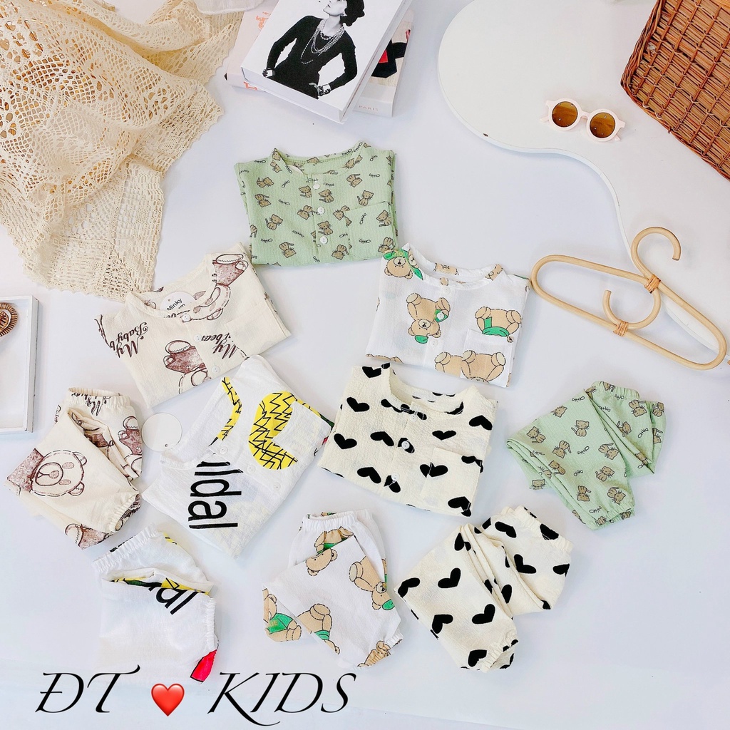 Bộ đũi xốp xinh cho bé trai và gái K020