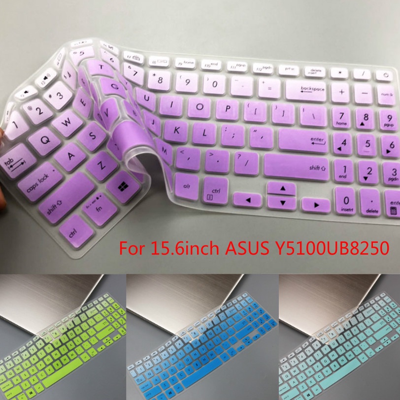 Miếng Dán Bàn Phím Silicon Mềm Siêu Mỏng Cho Asus Y5100Ub8250 15.6 Inch Ốp
