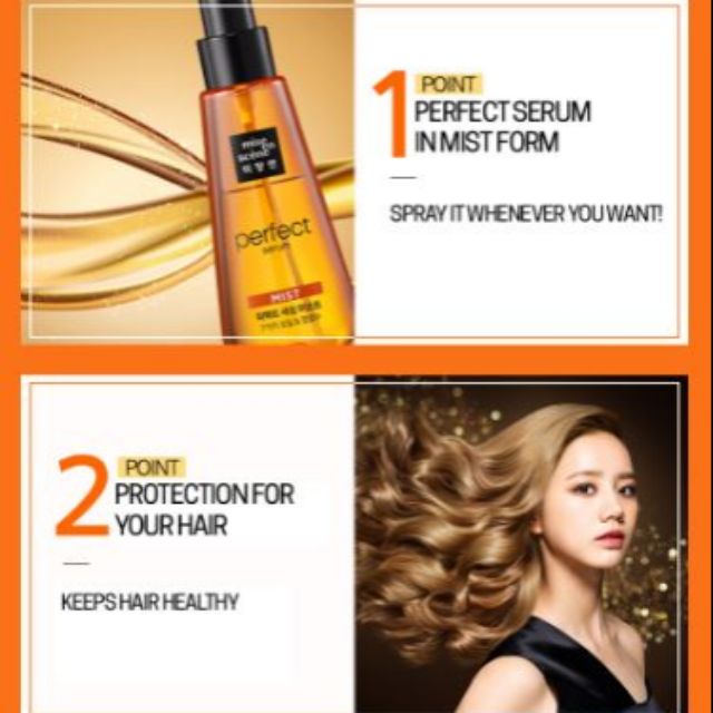 Xịt dưỡng tóc Mise en Scene Perfect Serum Mist 150ml
