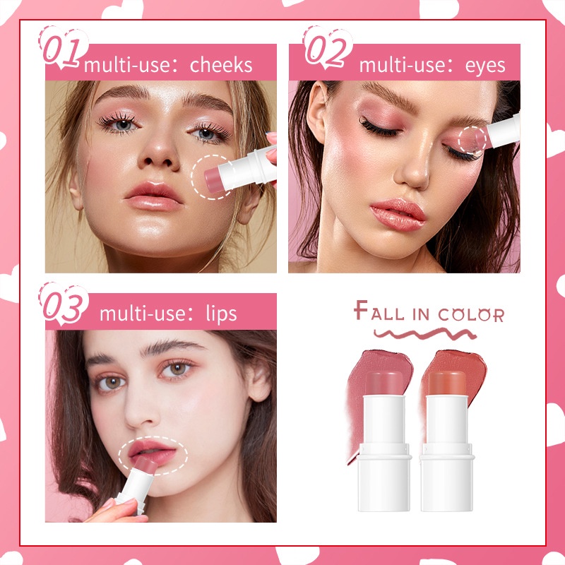 Thỏi Son Môi Trang Điểm Đa Năng Chống Thấm Nước Màu Sắc Thời Trang