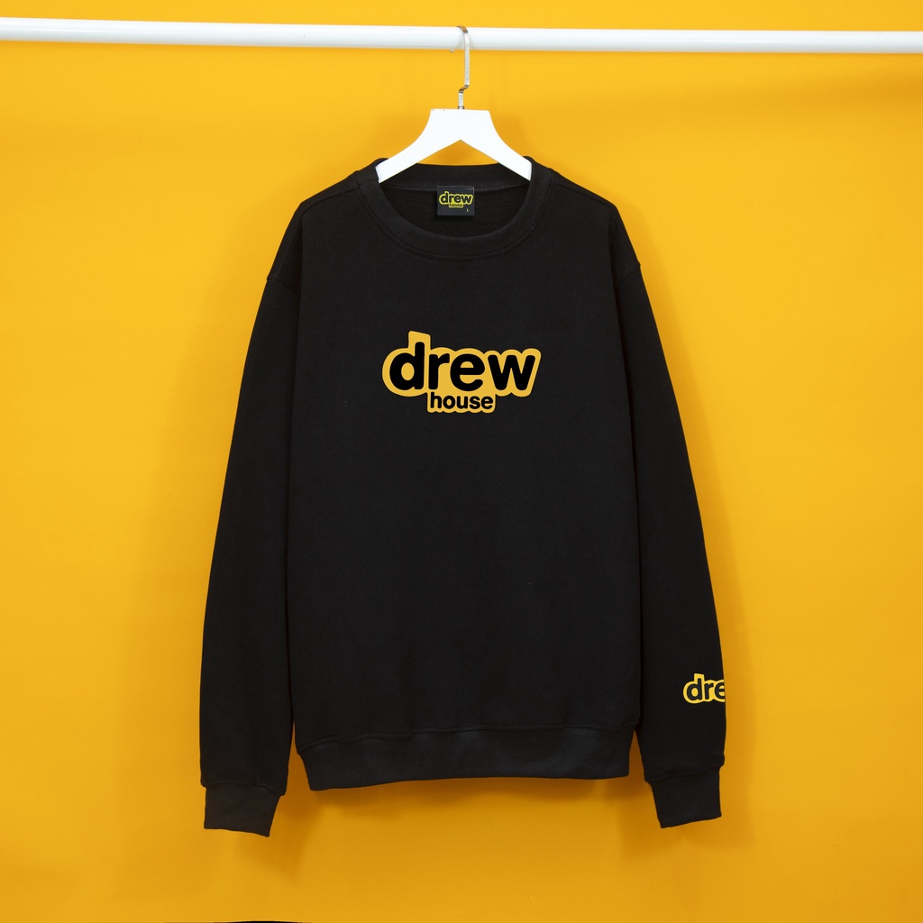 Áo nỉ SWEATER  DREW HOUSE Hogoto shop , Áo nỉ unisex nam nữ form rộng oversize chất liệu Cotton