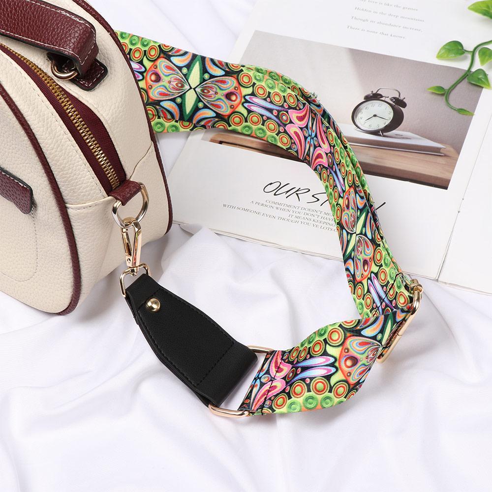 CLEVER Dây Đeo Túi Xách Bằng Nilon Họa Tiết Thổ Cẩm Màu Cầu Vồng Tùy Chỉnh Thay Thế