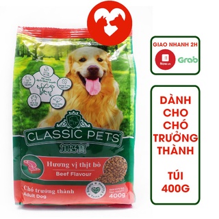 Thức Ăn Hạt Cho Chó Classic Pets 400g Vị Bò Cho Chó Lớn - Mã TA thumbnail