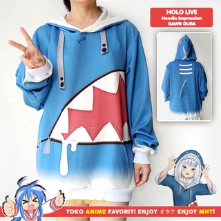 Áo Khoác Hoodie Hóa Trang Nhân Vật Anime Holo Live Gawr Gura Impression - myhobbytown