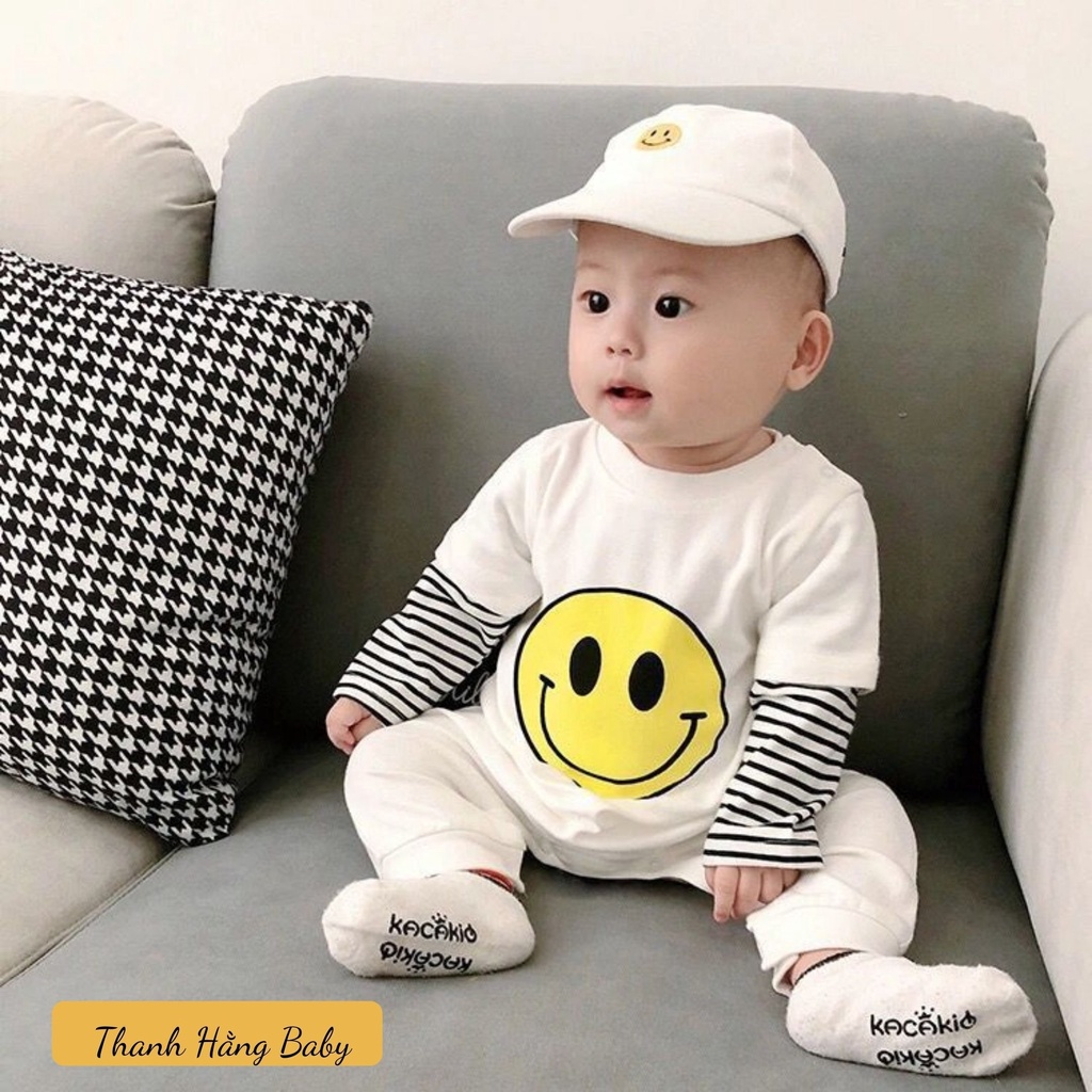 Body dài tay cho bé trai, bộ body cho bé Thanh hằng baby 5 - 13 kg