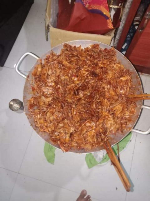 250gr Mực rim tỏi ớt nhà làm_Đặc sản bình định