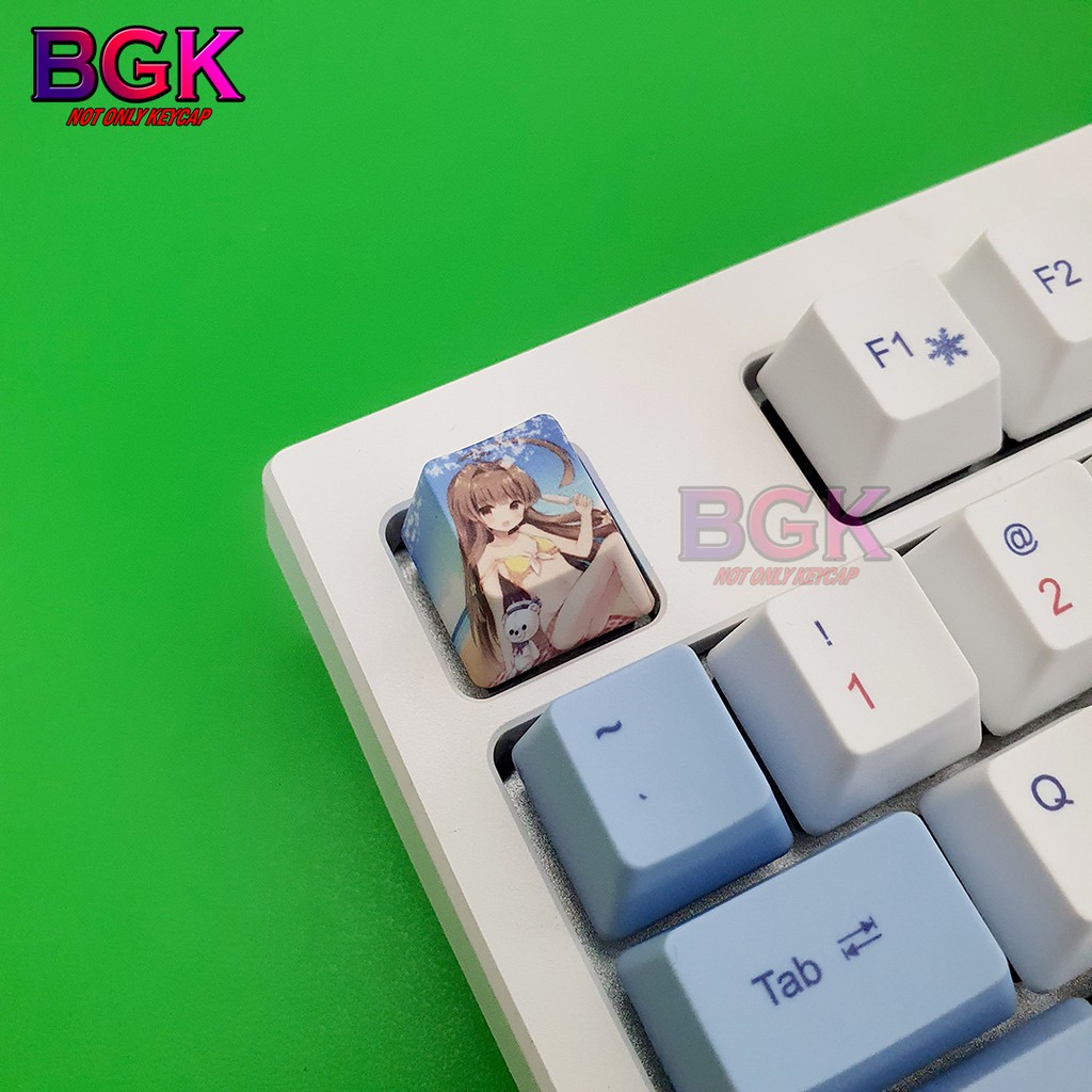 Bộ Keycap Summer Bikini PBT 118 Nút OEM Profile Thick PBT dùng cho Nhiều Layout!