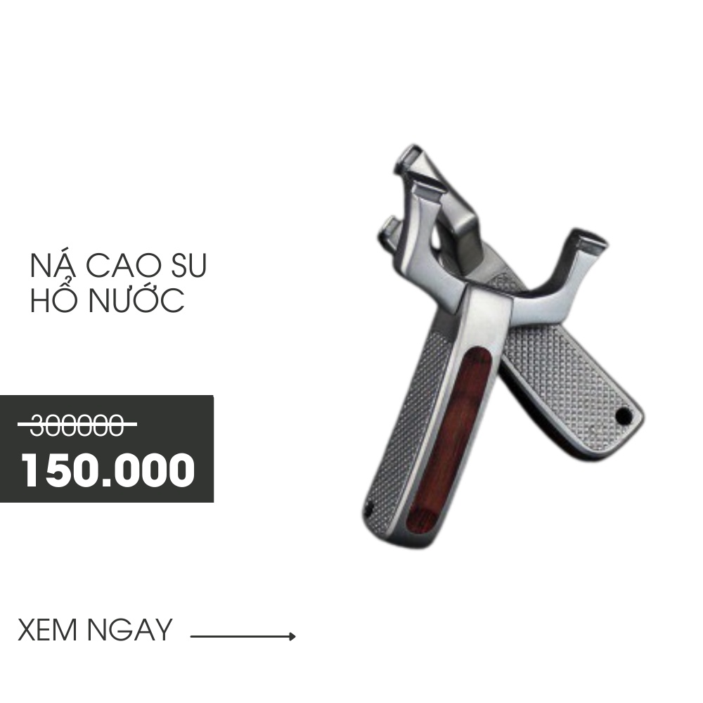 NÁ CAO SU HỔ NƯỚC ĐẦU CHẠC VUÔNG- TẶNG KÈM DÂY THUN