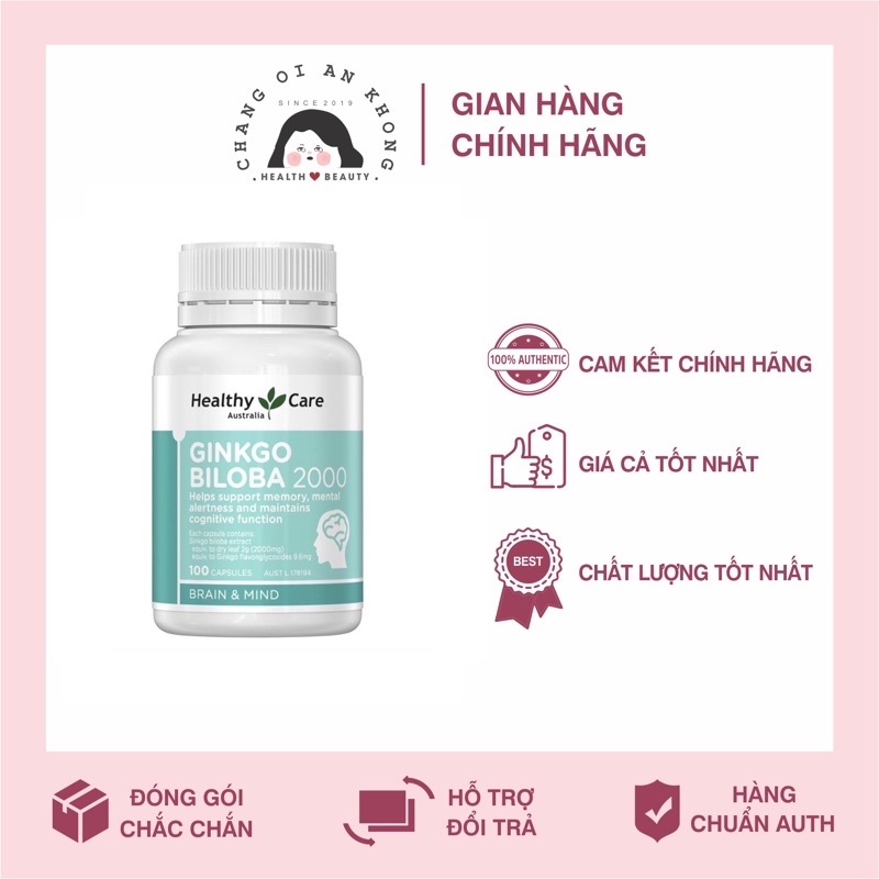 Bổ Não Ginkgo Bibola 2000mg
