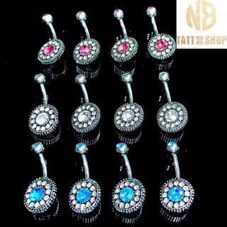 Khuyên Rốn Kiểu Đính Đá