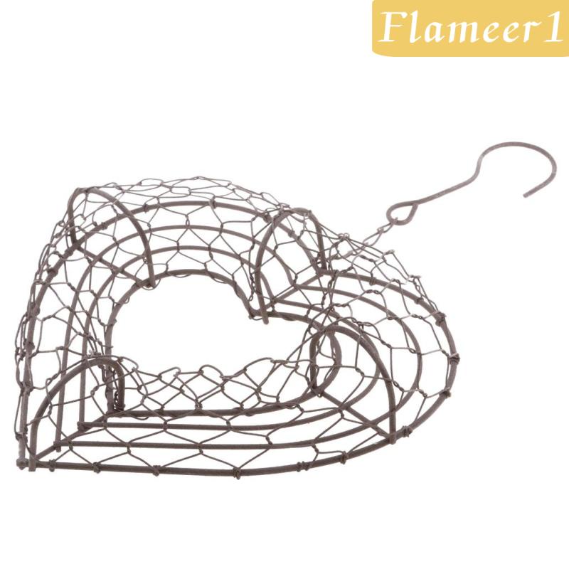 1] Vòng Sắt 26cm Tự Làm Chậu Hoa Trang Trí Tường