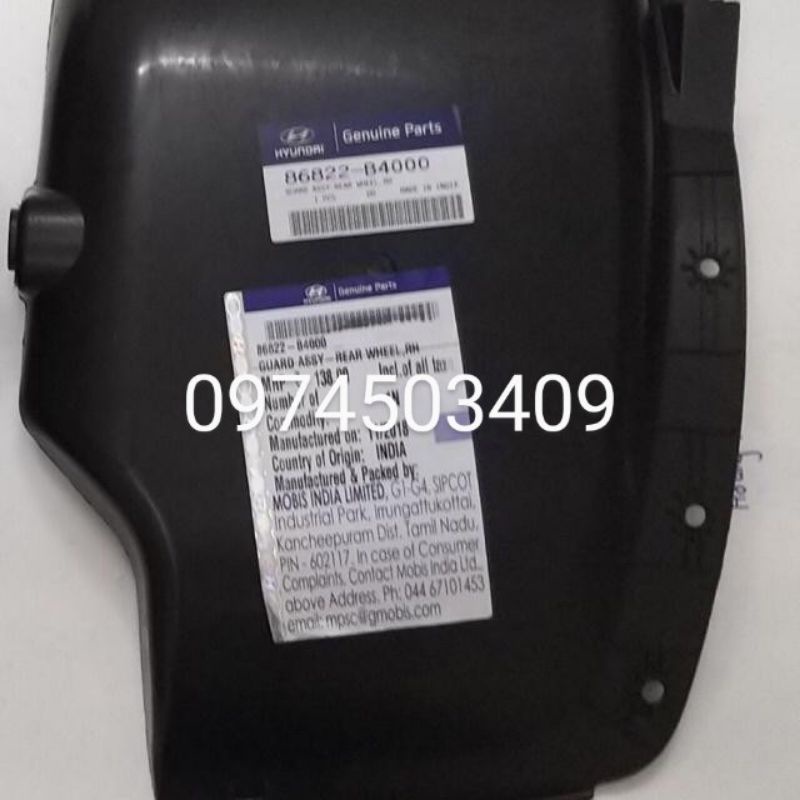 Chắn bùn hông  Huyndai Grand i10 loại 5 cửa