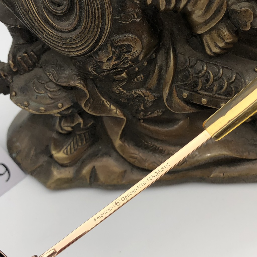 AMERICAN OPTICAL kính cơn mạ vàng 12k dày dặn mắt kính thủy tinh | BigBuy360 - bigbuy360.vn