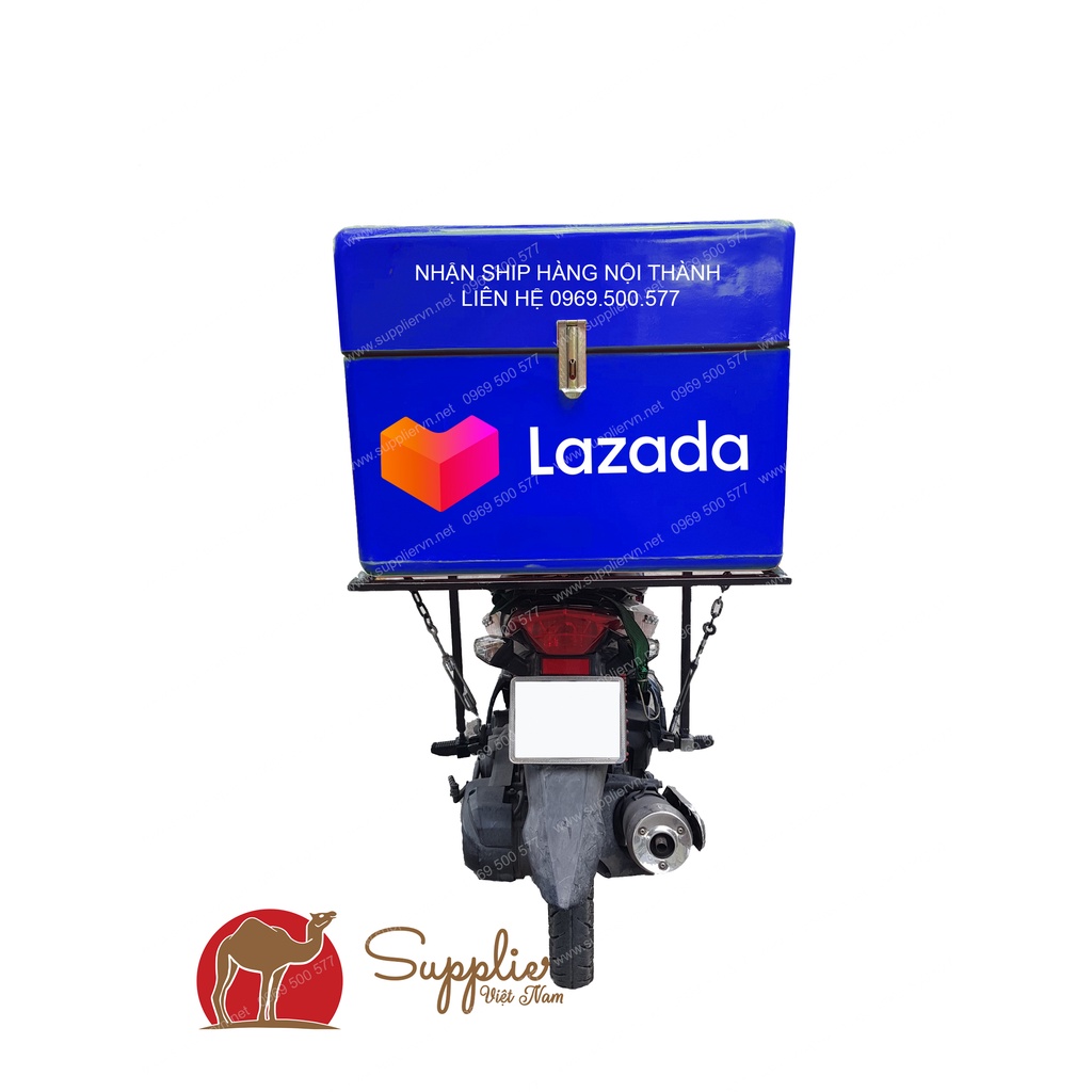 Thùng composite chở hàng giao nhận bằng xe máy 💖FREESHIP💖 kích thước 66x52x47CM MSP: TCH010
