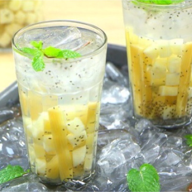 Combo12 ly thủy tinh 56 sọc