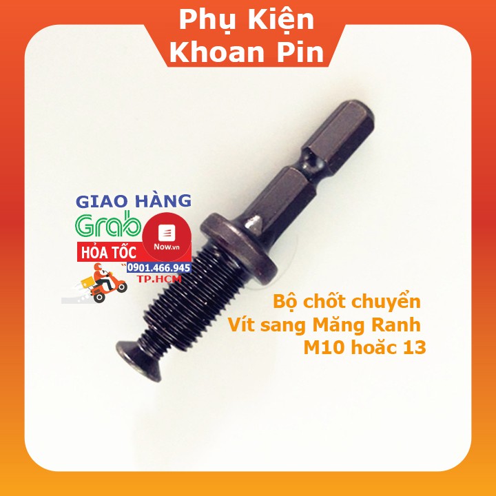 [PKKP]Chốt chuyển từ máy bắn vít sang khoan M10 ( P005)