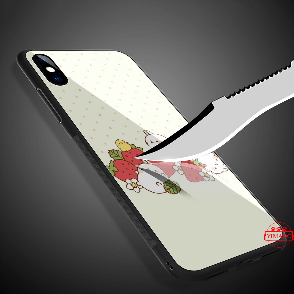 Vivo Y11 Y55 Y55S Y67 Y69 V5 V5S Y71 Y75 Y79 Y81 V7 Plus glass case 37Q cute chocolate clipart