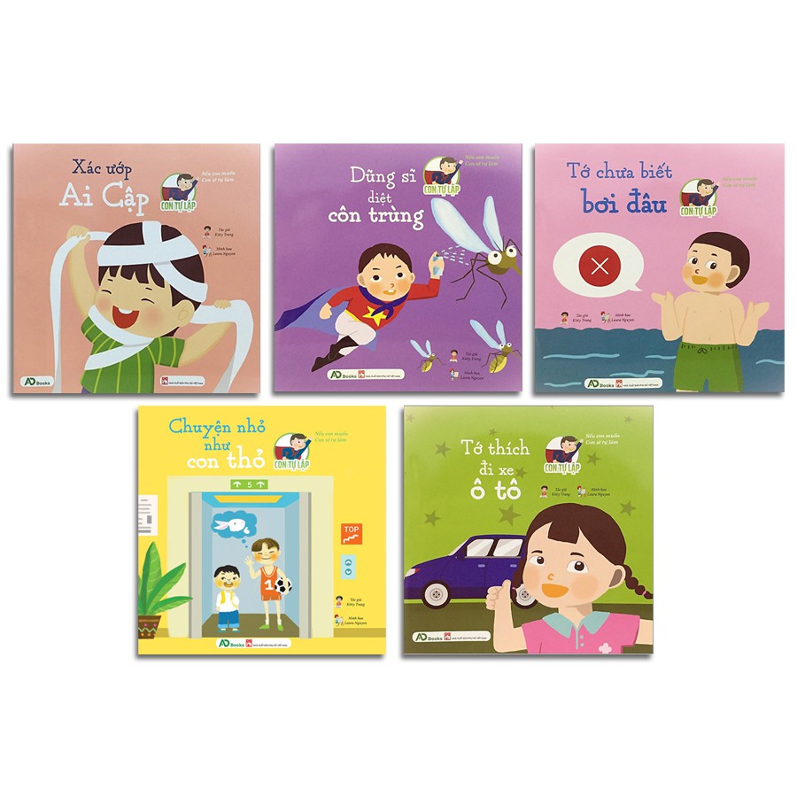 Sách - Con Tự Lập - Nếu Con Muốn Con Sẽ Tự Làm (combo 5 quyển, lẻ tùy chọn)