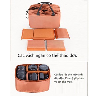 Balo máy ảnh Canvas Pretty boy backpack.