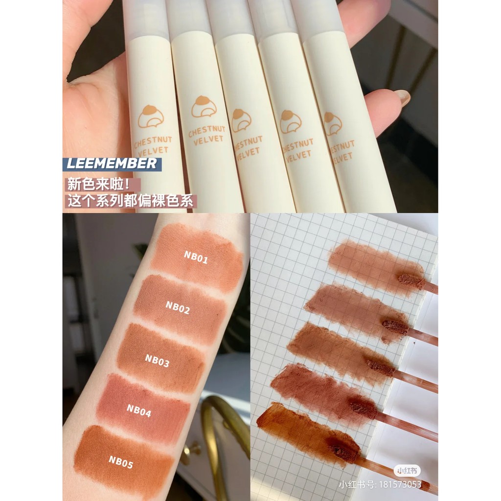 [7.7   sale] Son kem LEEMEMBER  chất nhung mịn thời trang xinh xắn cho nữ  màu mới  Nội Địa Trung | BigBuy360 - bigbuy360.vn