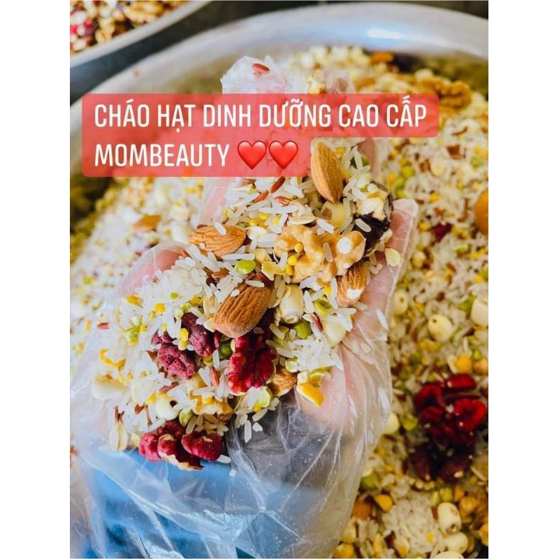 CHÁO HẠT DINH DƯỠNG mombeauty - BỘT DINH DƯỠNG CAO CẤP MOM BEAUTY hộp (500gr) mom beauty chăm sóc sức khỏe vàng