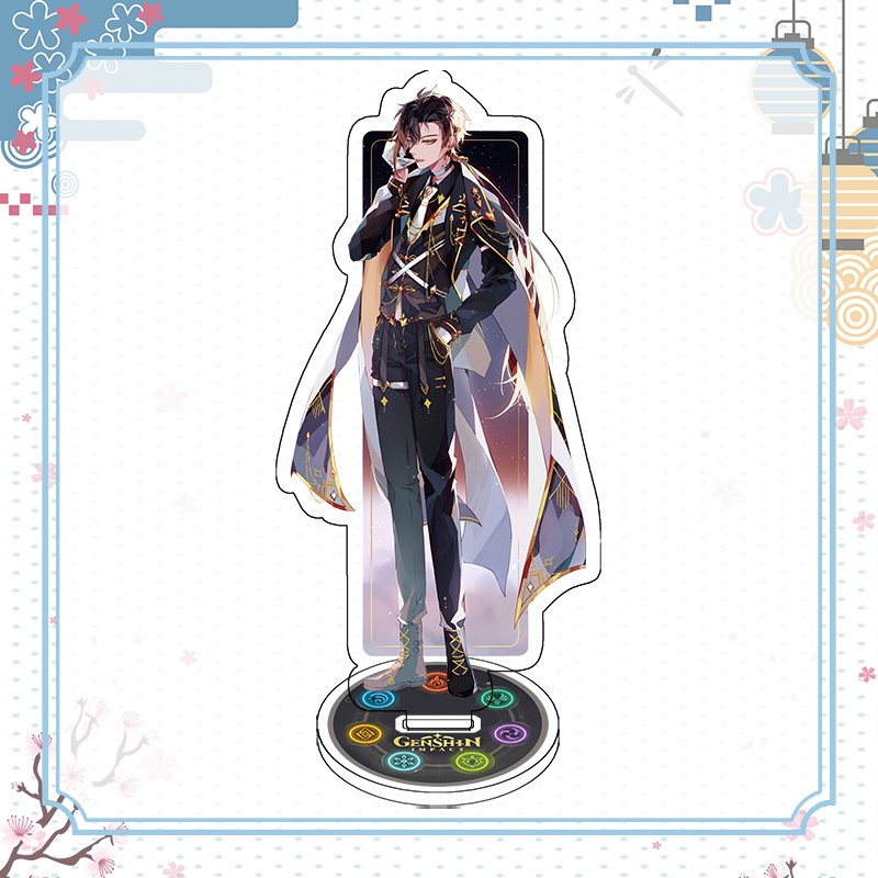 ( DẠ HỘI ) Mô hình nhân vật GENSHIN IMPACT game anime chibi standee mica acrylic trưng bày