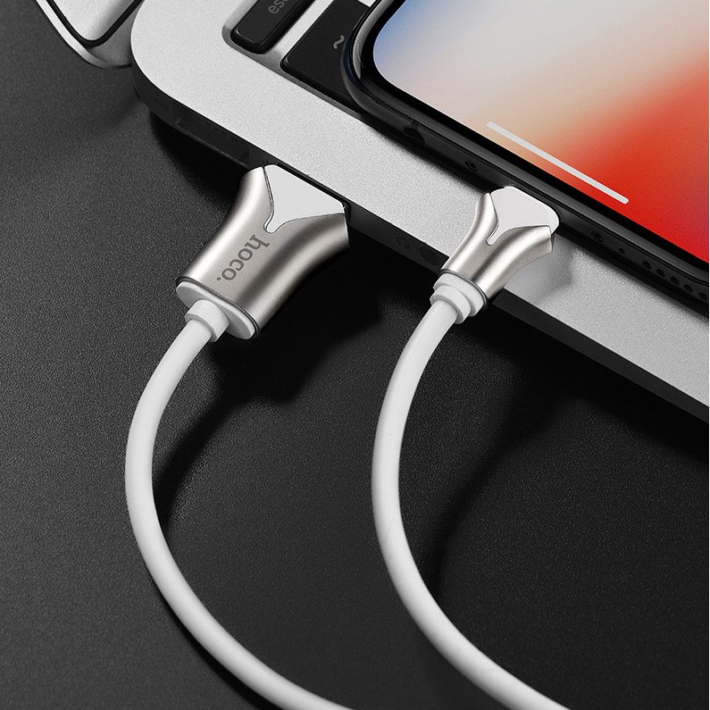 Cáp sạc đầu bọc kẽm HOCO U67