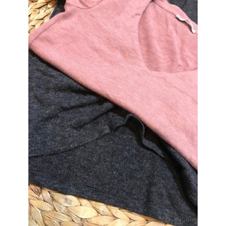 Áo Thun Len Dệt Kim Cổ Tim MNG