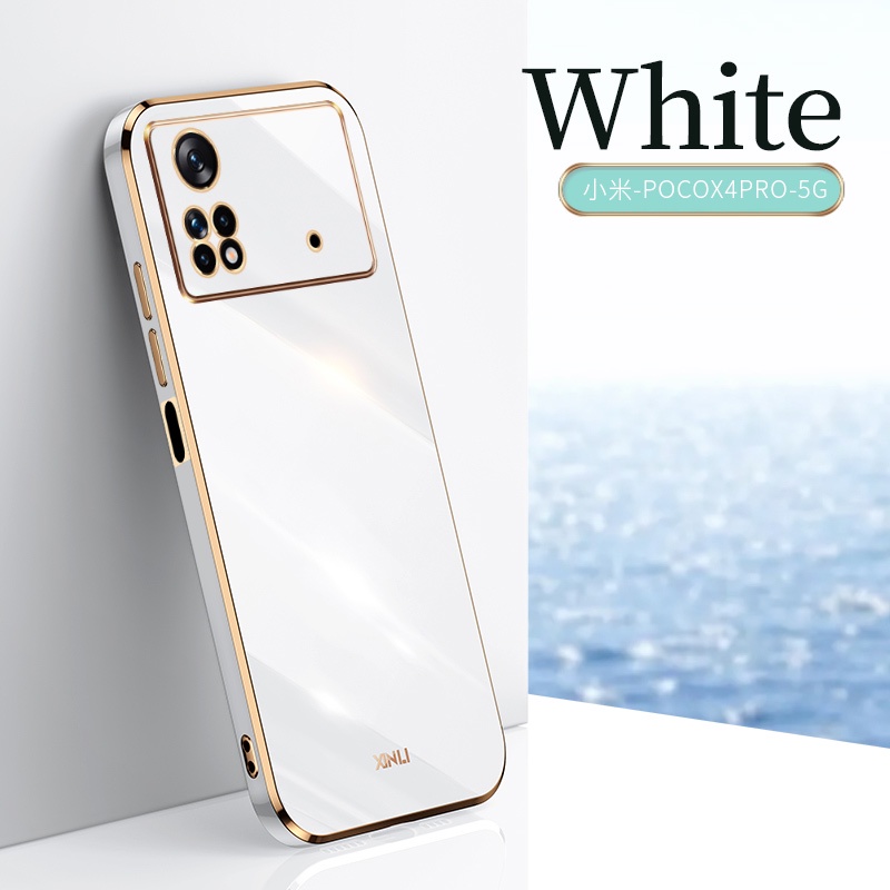 Ốp Điện Thoại TPU Silicon Mềm Chống Sốc Mạ Điện Cho Xiaomi Poco X4 Pro 5G Xiaomi Poco X4Pro 5G
