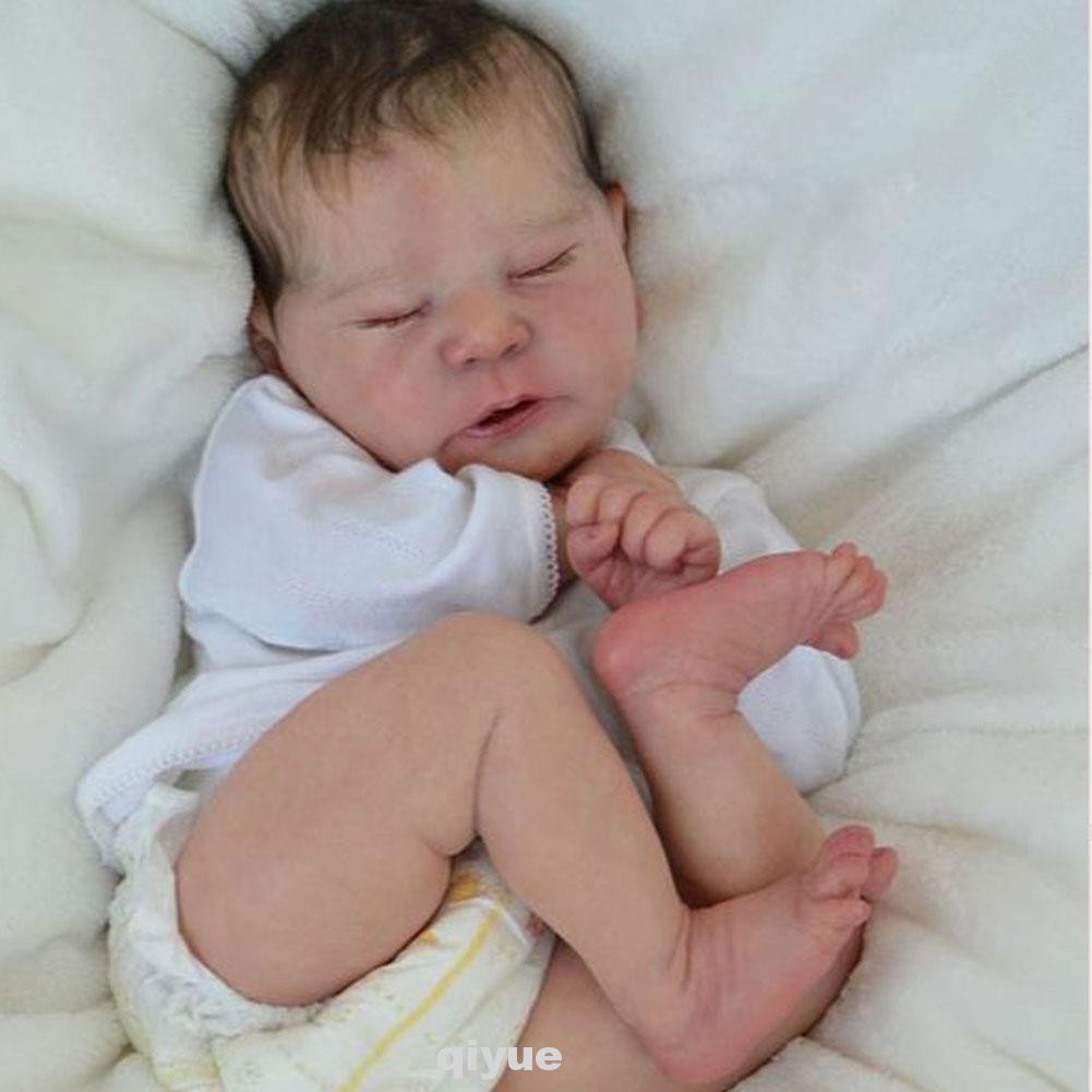 21inch DIY Toy Popular Soft Silicone Real Touch Full Limbs Chase Sleeping Baby Reborn Doll Kit