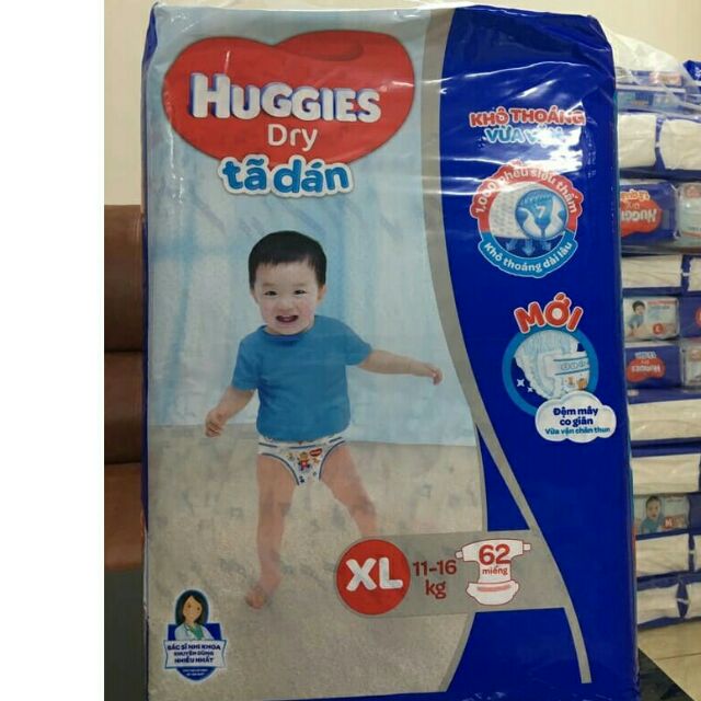 Tã dán huggies XL62
