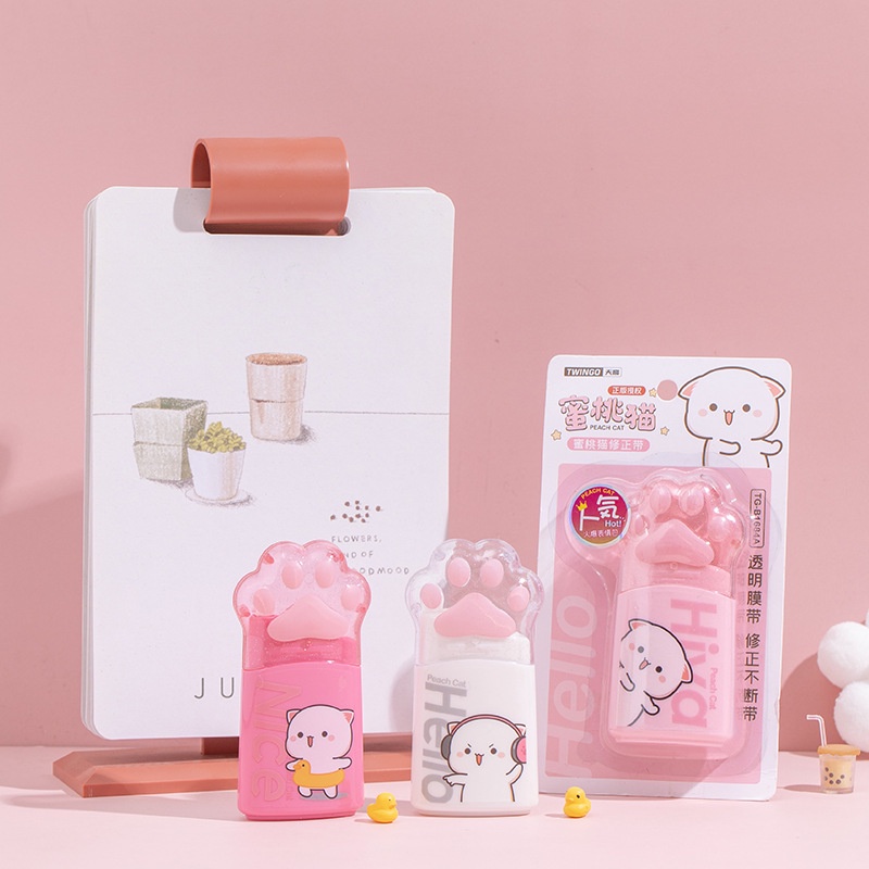 Bút Xóa Kéo Họa Tiết Hoạt Hình Dễ Thương 5mm * 12m