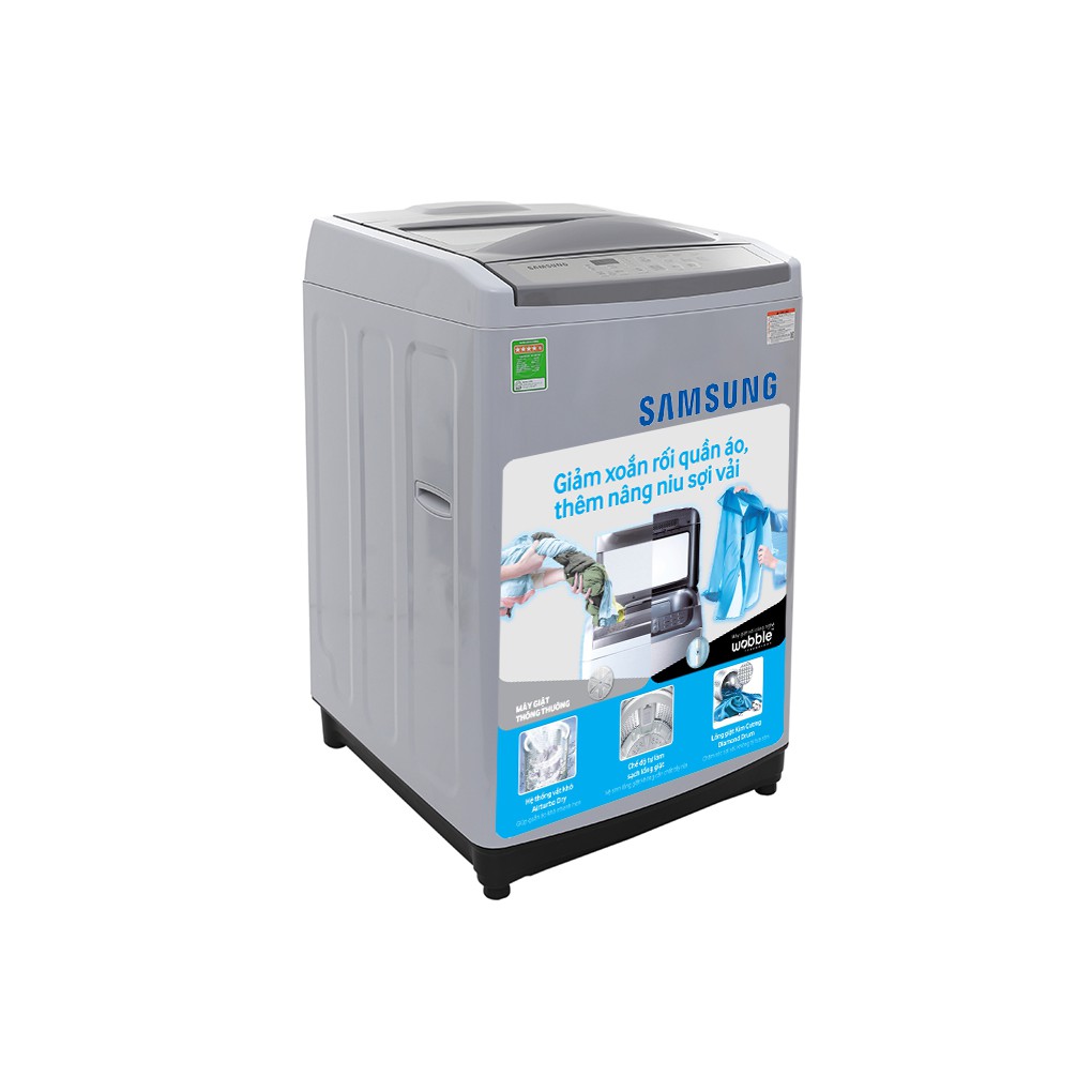 Máy giặt Samsung 9kg WA90M5120SG/SV có giặt nhanh, giặt tiết kiệm điện, giặt chăn mền, khởi động lại khi có điện