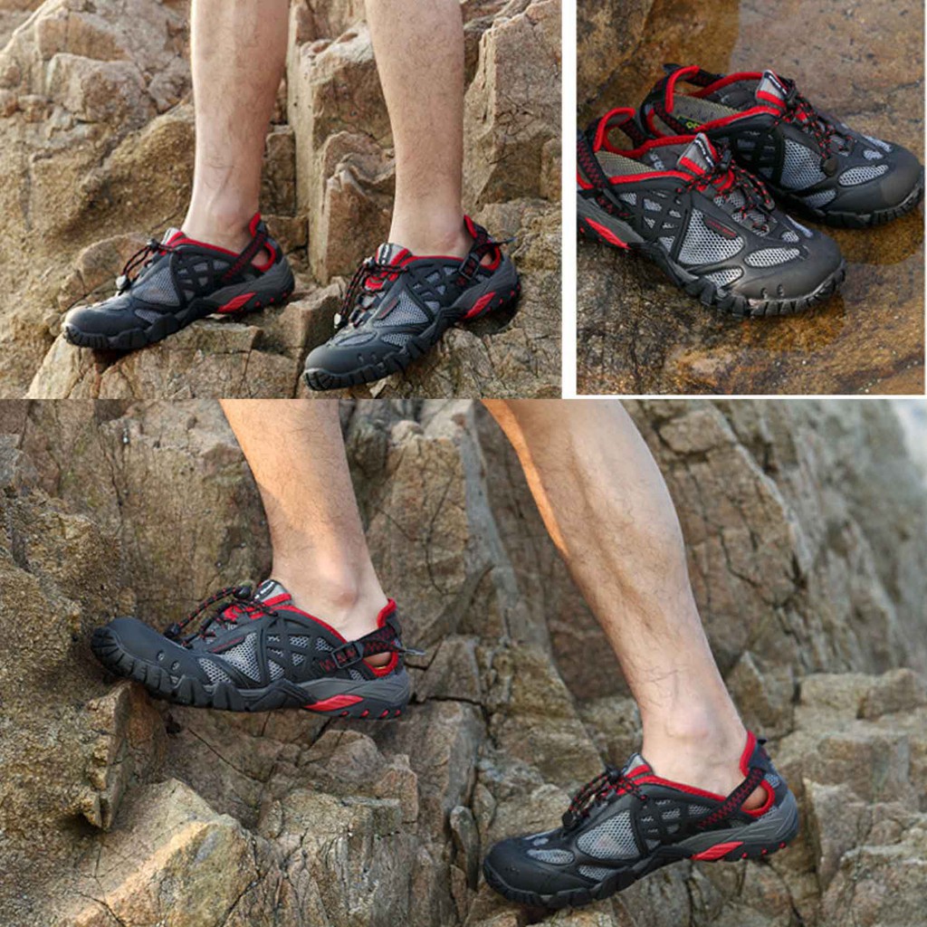 Giày leo núi thoát nước lội suối, trekking đi phượt Outdoor Sport cao cấp