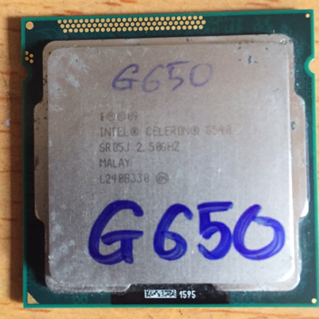 Chip CPU intel G650 hàng tháo máy ok dùng cho main h61 socket 1155