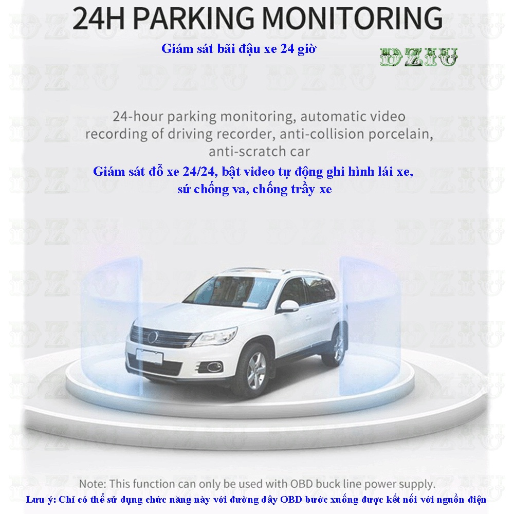 Camera ghi hình trong ô tô HD,ghi âm lái xe 2,2 inch bãi đỗ xe, hành trình xe hơi di chuyển an toàn,quay video