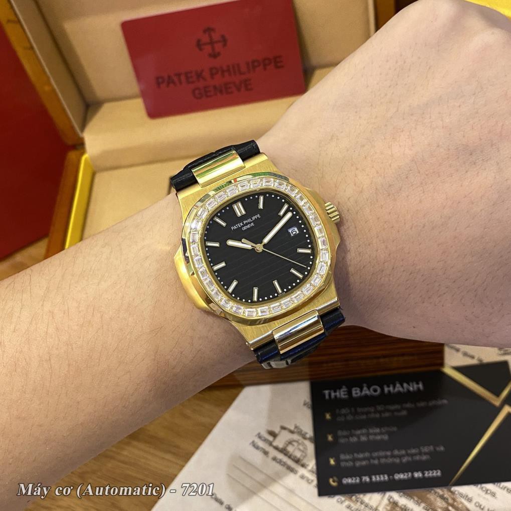 [ĐỒNG HỒ CƠ] Đồng hồ nam PP - Viền đá SIÊU CẤP - Bảo hành 24th - chống thấm nước | BigBuy360 - bigbuy360.vn